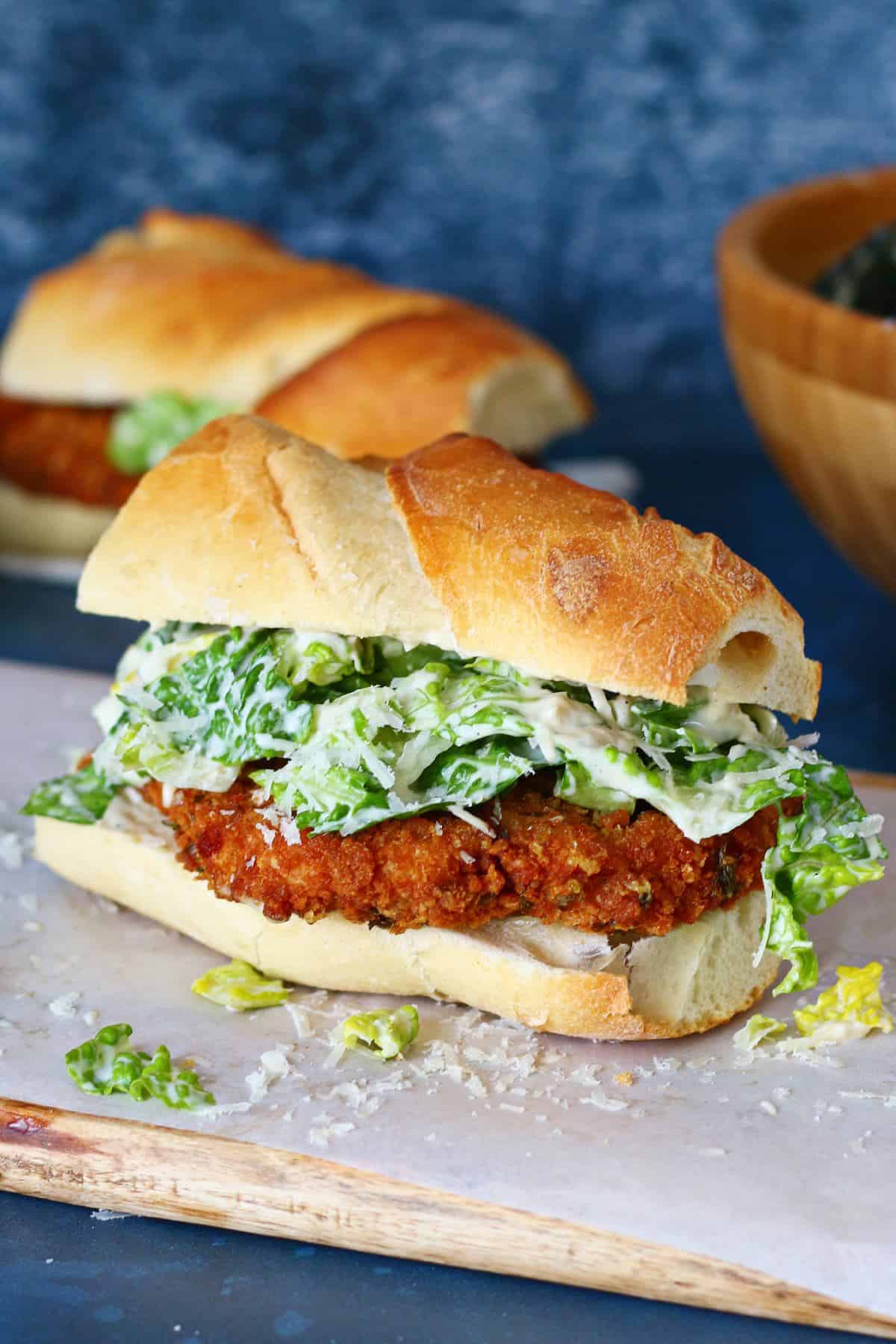 Crispy Chicken Caesar Sandwich