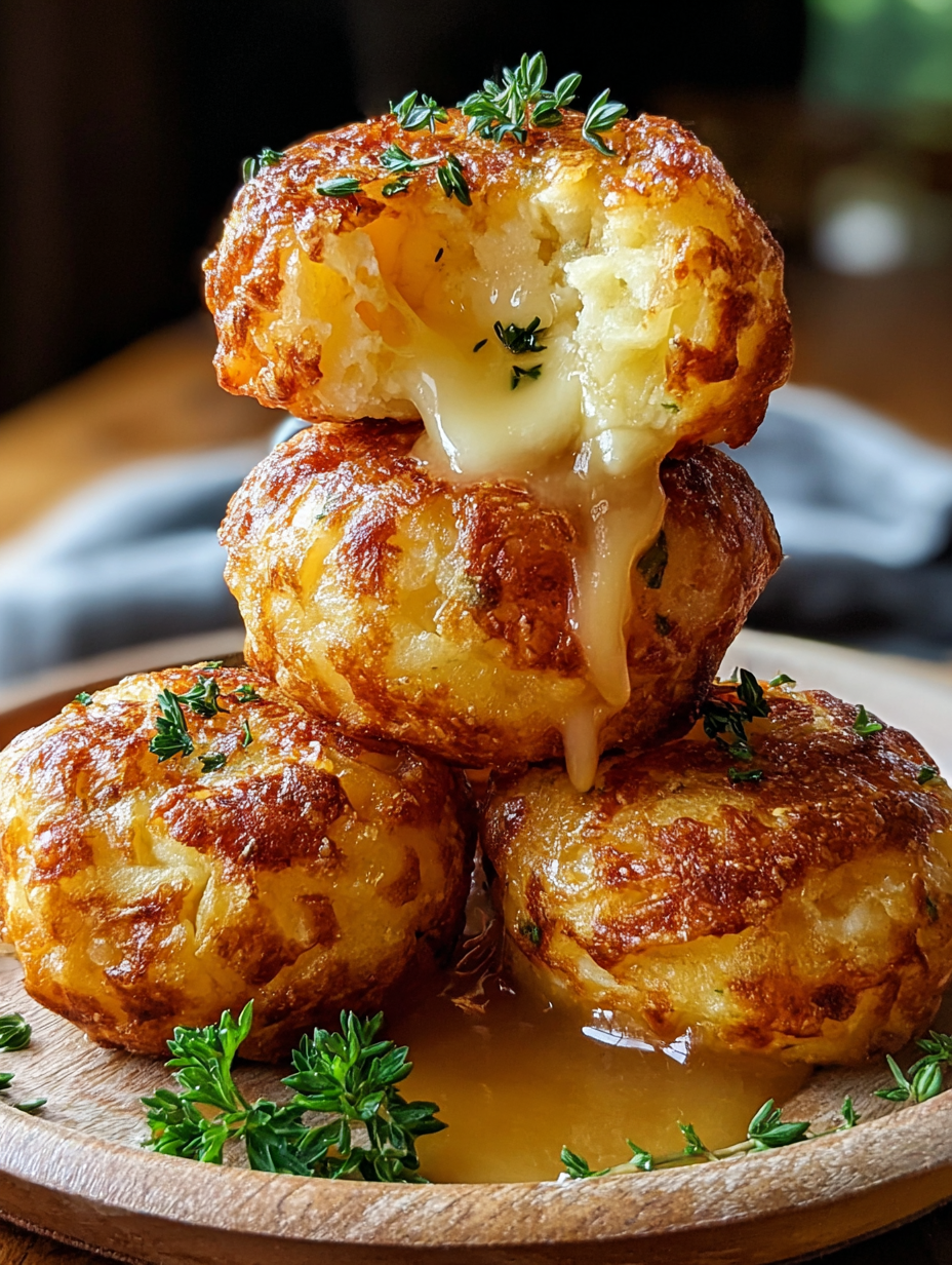 Mashed Potato Cheese Puffs