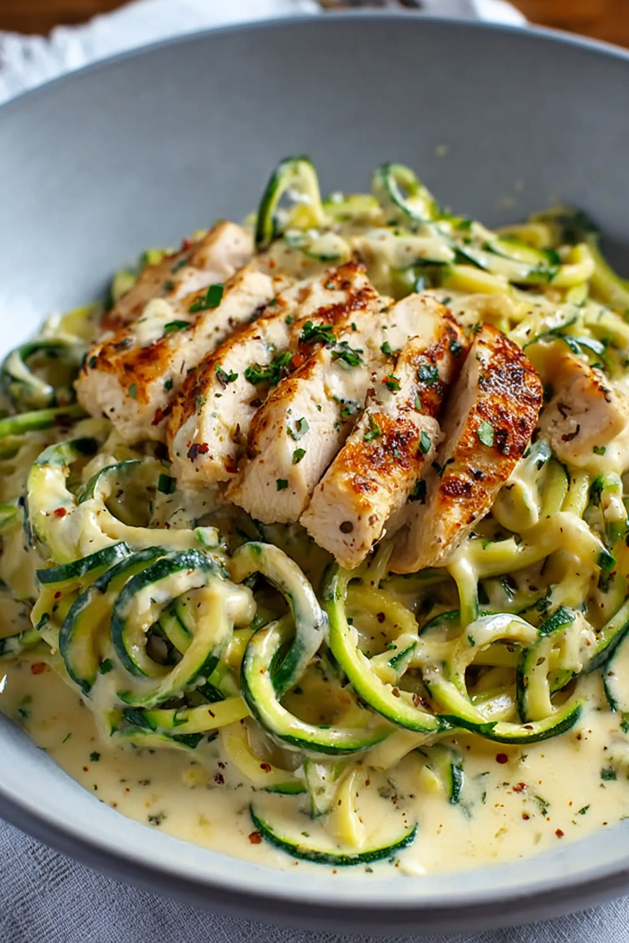 Zucchini Noodle Chicken Alfredo Recipe: 5 Easy Steps to Creamy Perfection