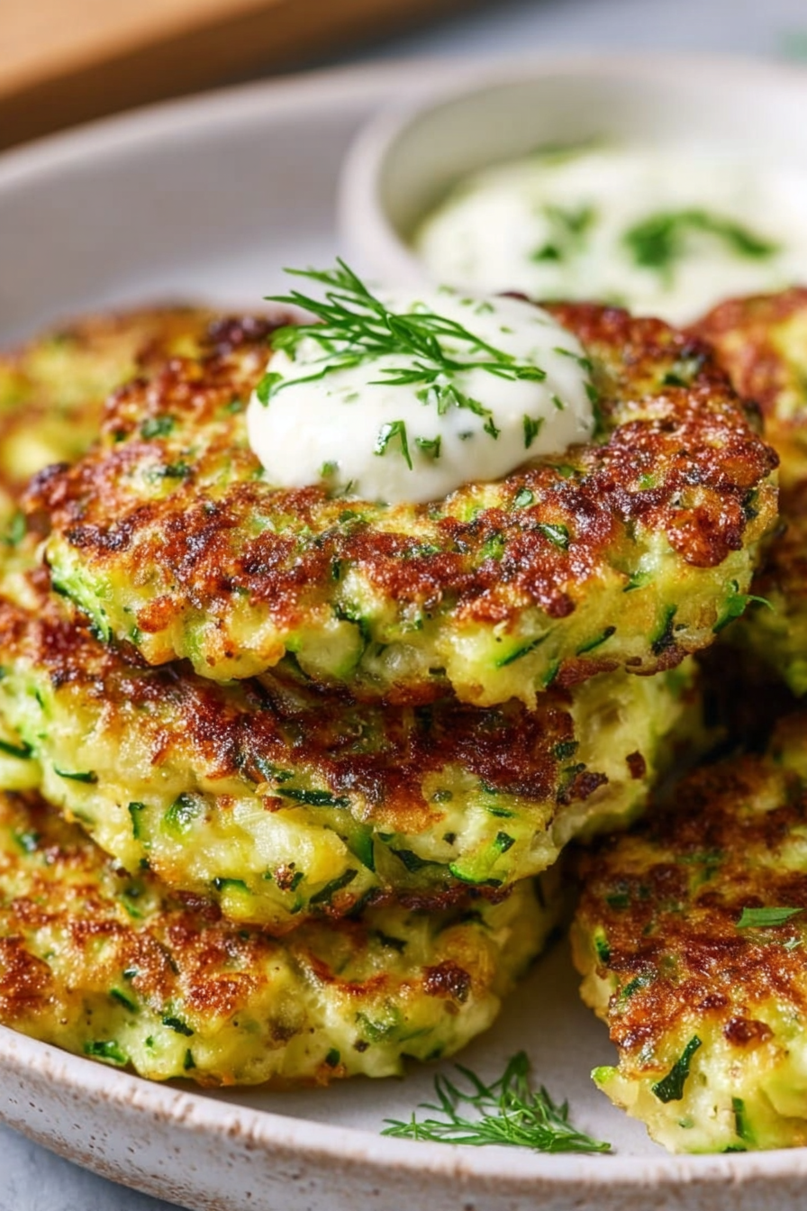 Crispy and Easy Zucchini Fritters Recipe