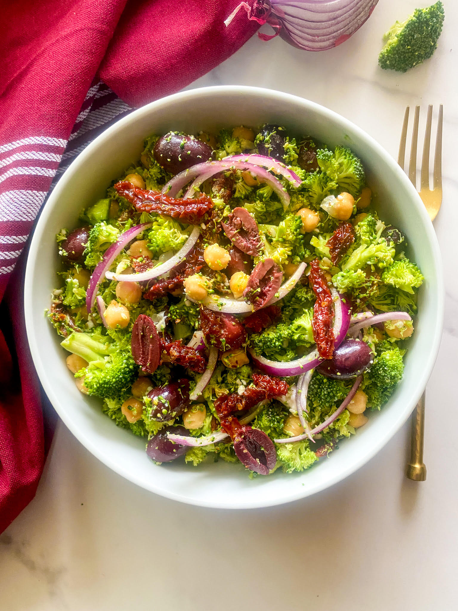 Greek Broccoli Salad