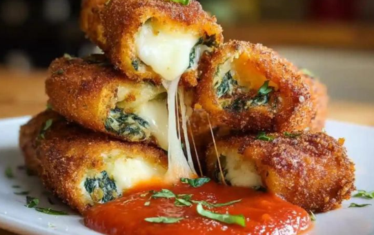 Deep Fried Lasagna Mozzarella Sticks