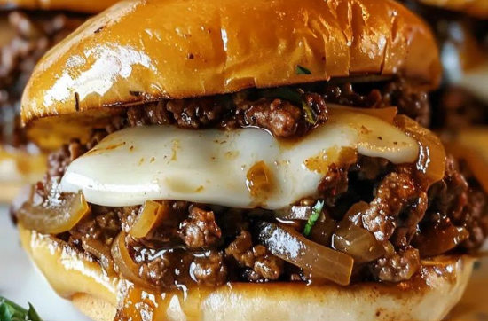 Irresistible French Onion Beef Sloppy Joes