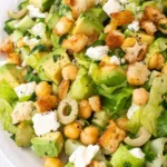Chopped Salad with Chickpeas, Feta, and Avocado
