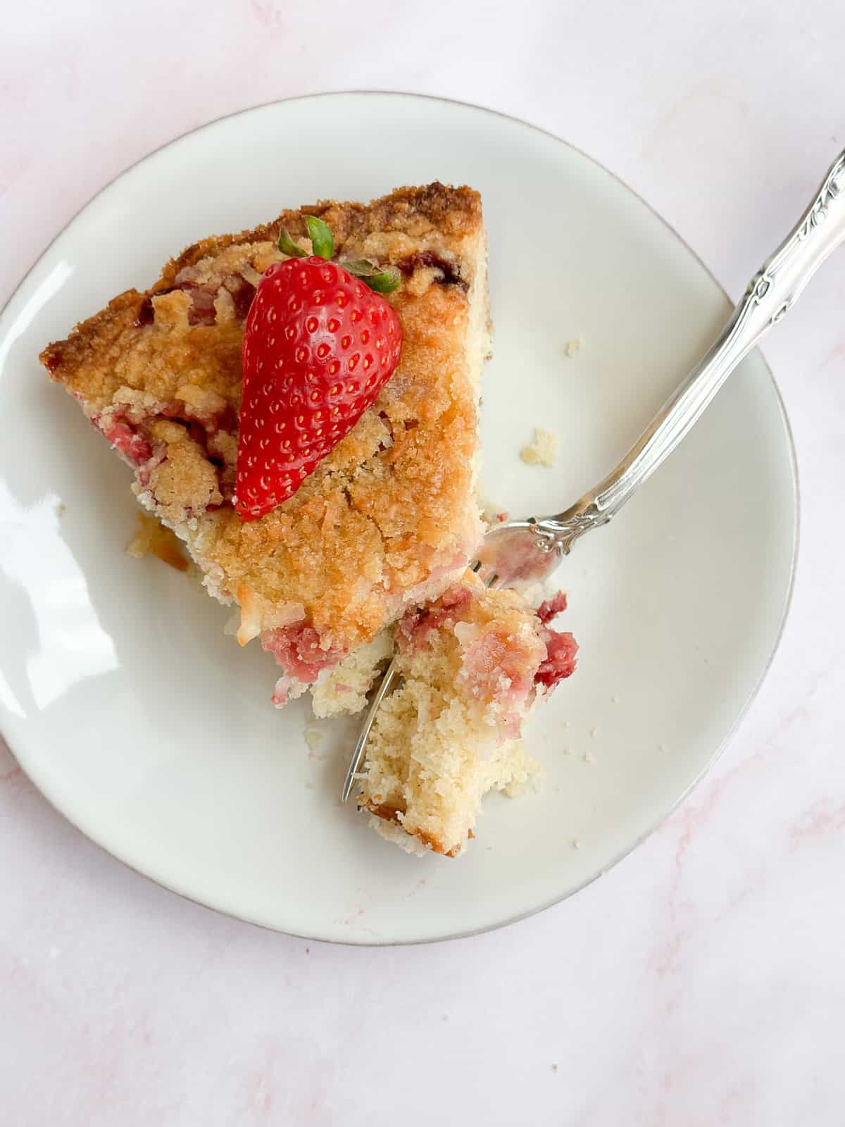 Coconut Strawberry Cake