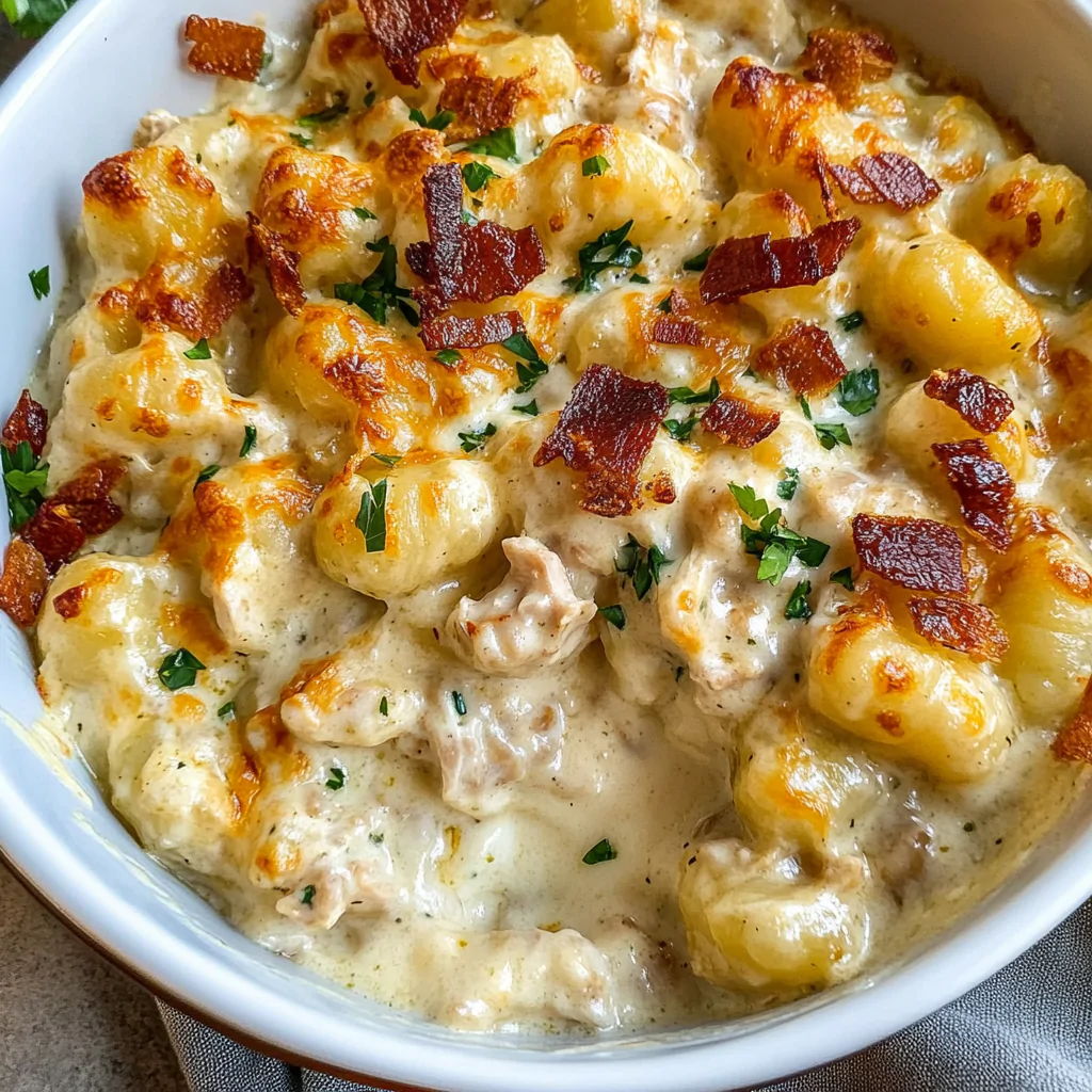 Creamy Crack Chicken Gnocchi