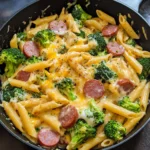 Creamy Kielbasa Broccoli Skillet Recipe