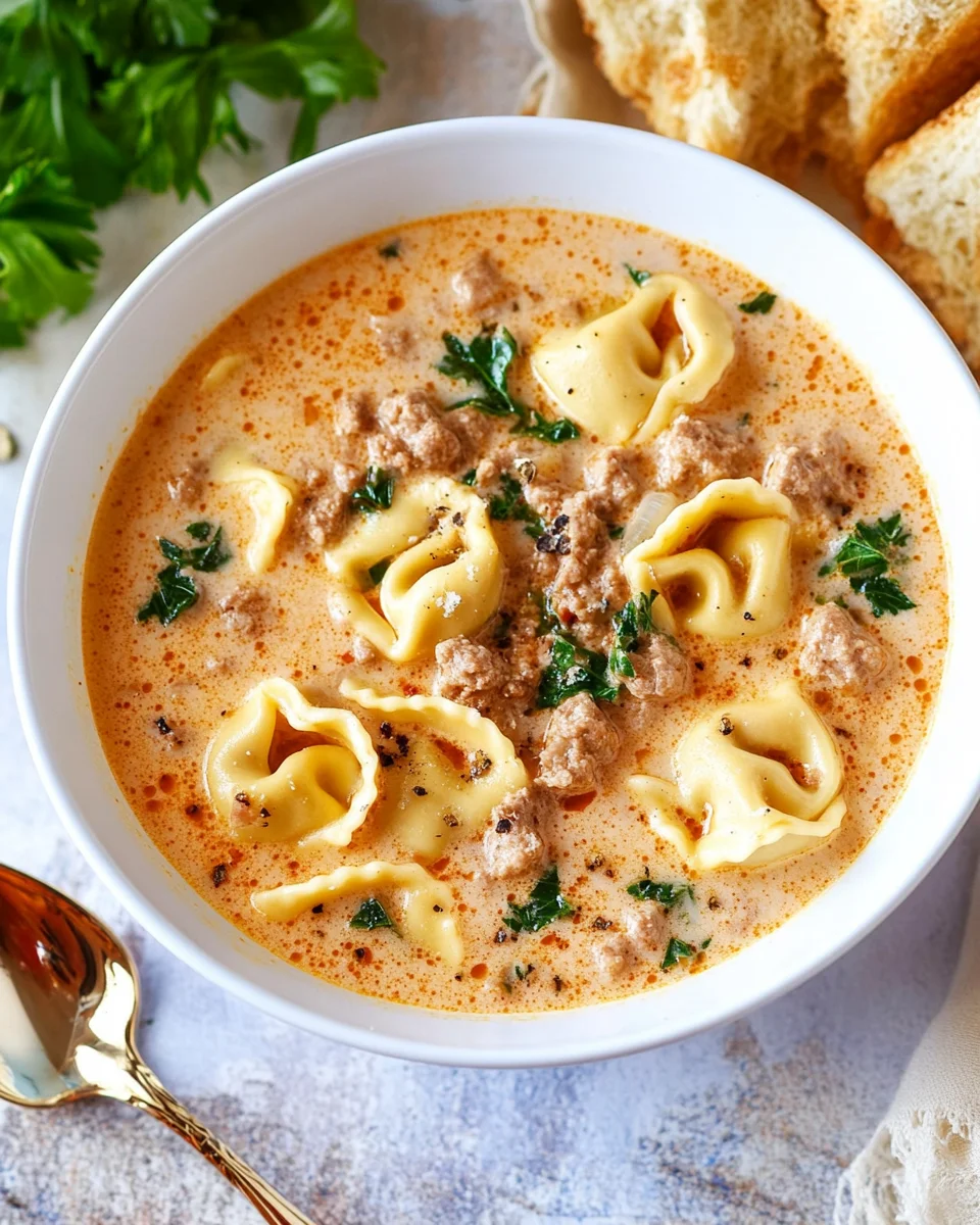 The Ultimate Creamy Tortellini Soup Recipe