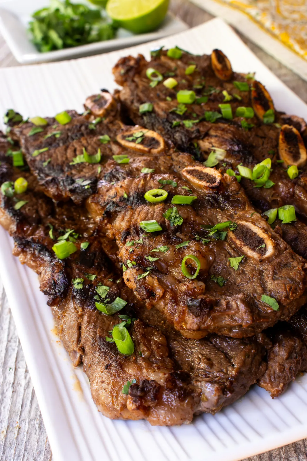 Grilled Mexican Flanken Short Ribs