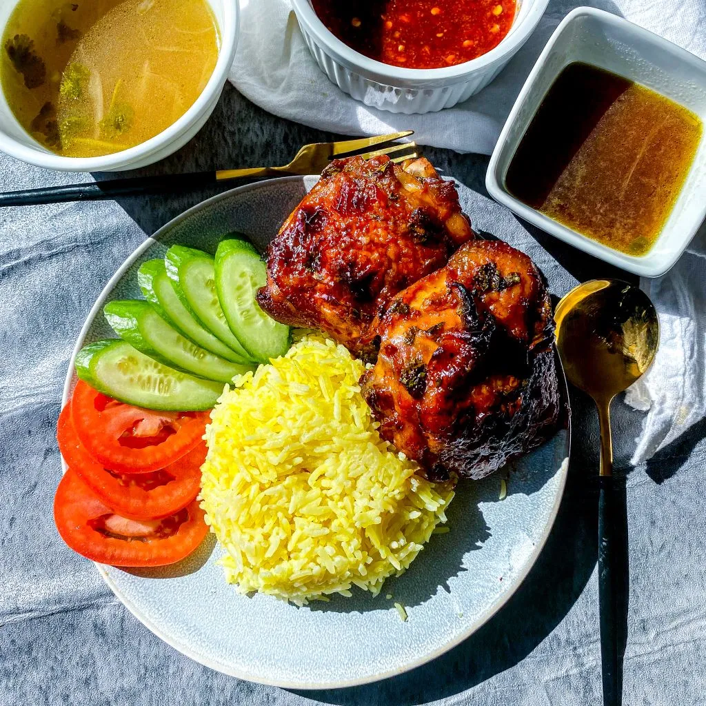 Malaysian Malay-Style Chicken Rice