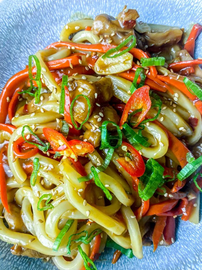 Chicken Udon Stir Fry