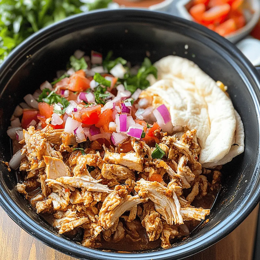 Slow Cooker Chicken Shawarma