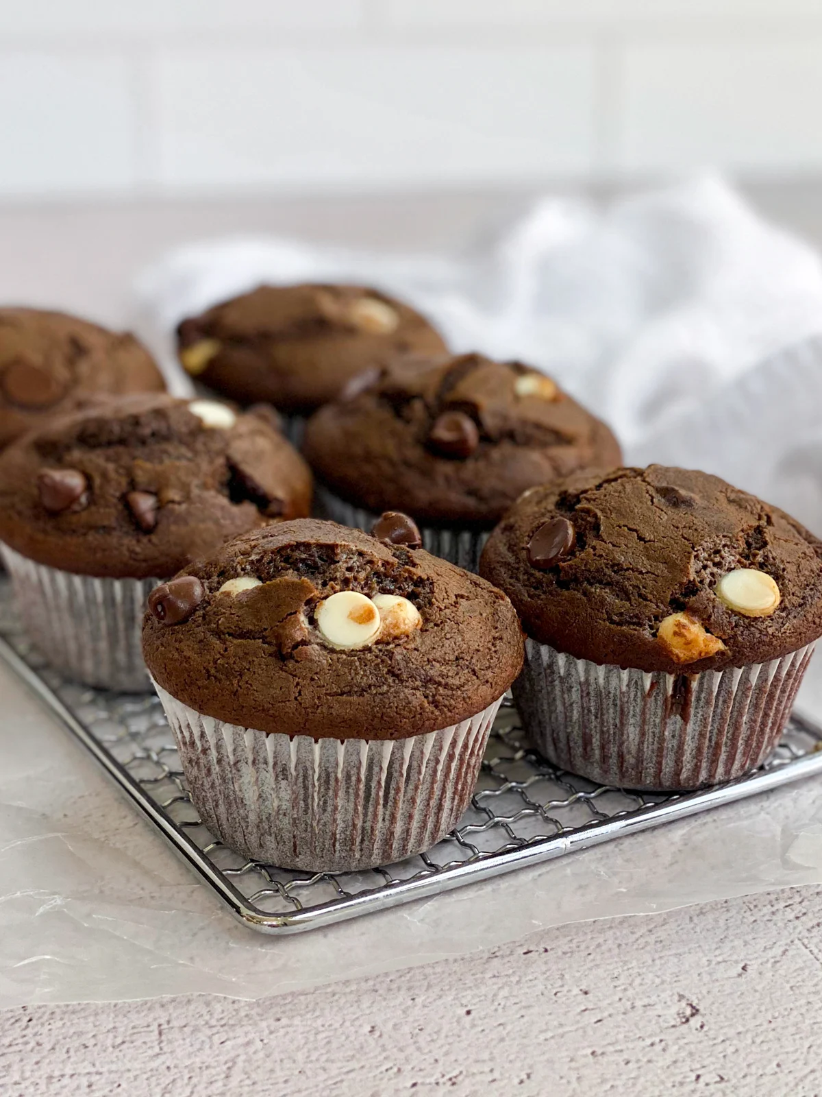 Triple Chocolate Muffins