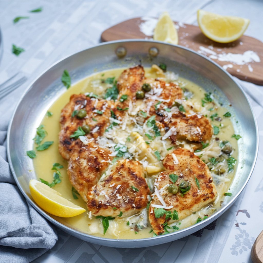 Artichoke Chicken Piccata