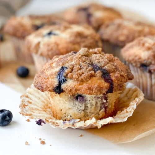 Blueberry Coffee Cake Muffins
