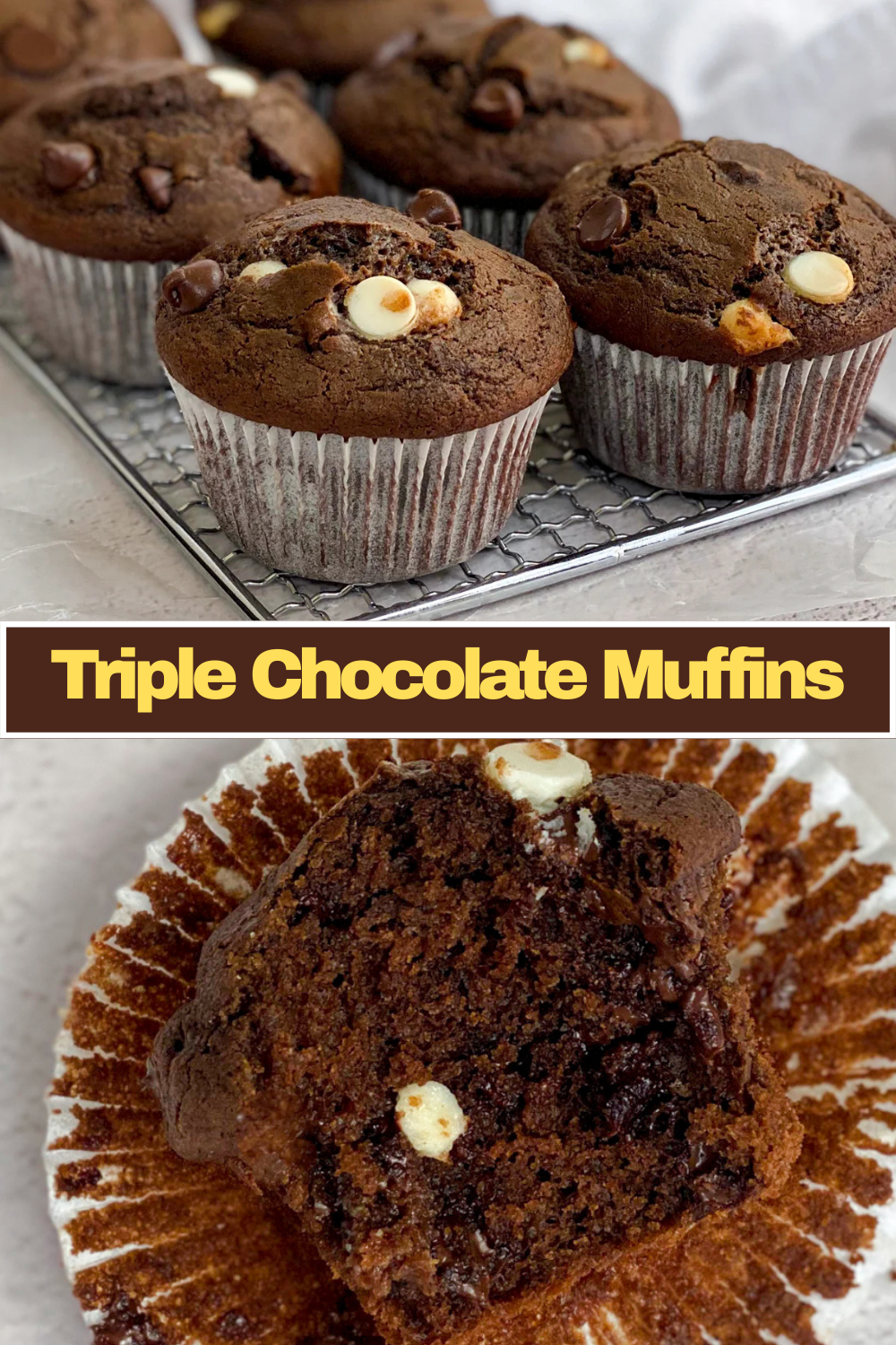 Triple Chocolate Muffins