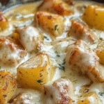 Garlic Parmesan Crockpot Chicken and Potatoes