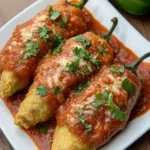 Cheesy Hatch Chile Rellenos
