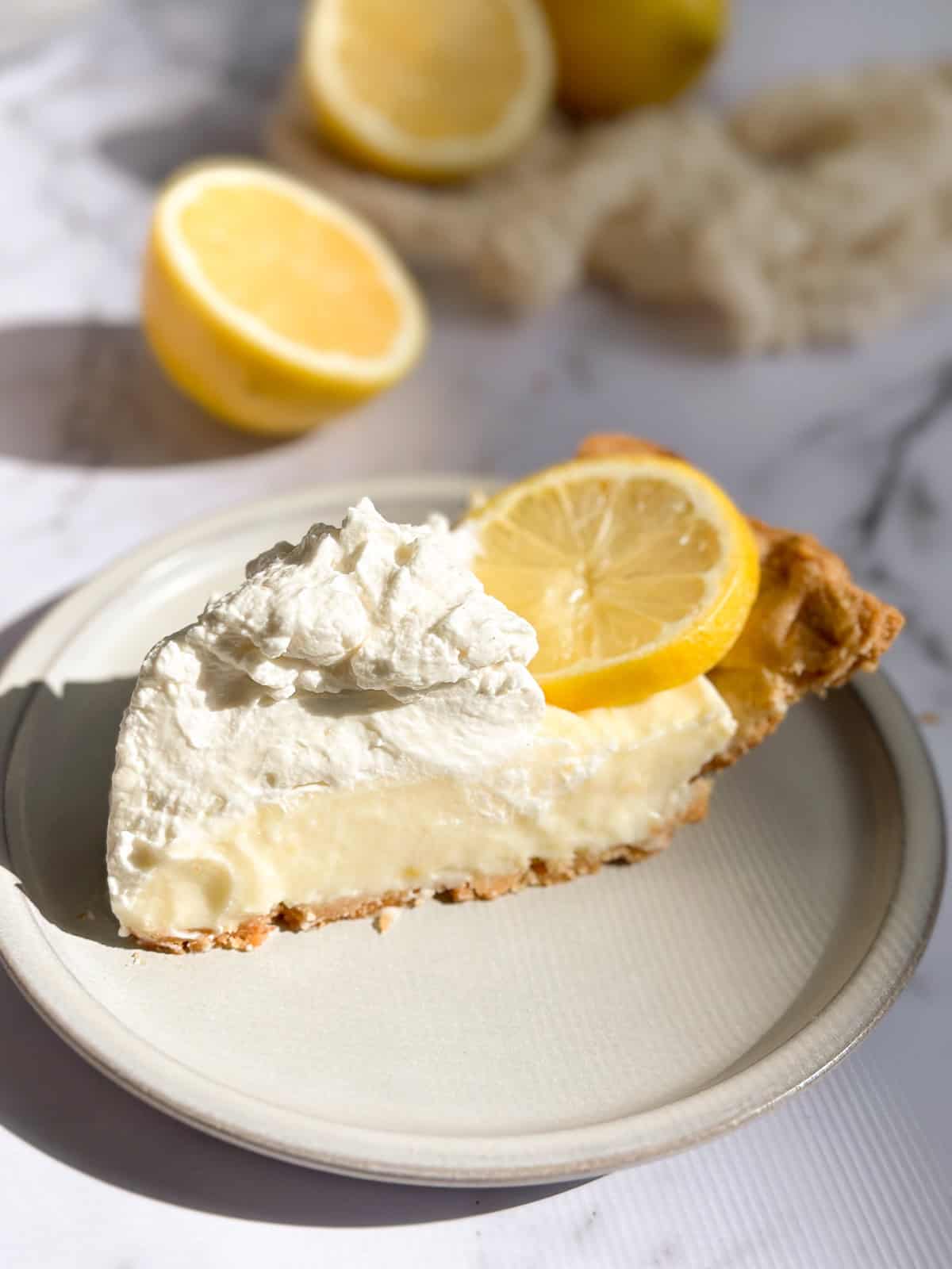 Lemon Sour Cream Pie
