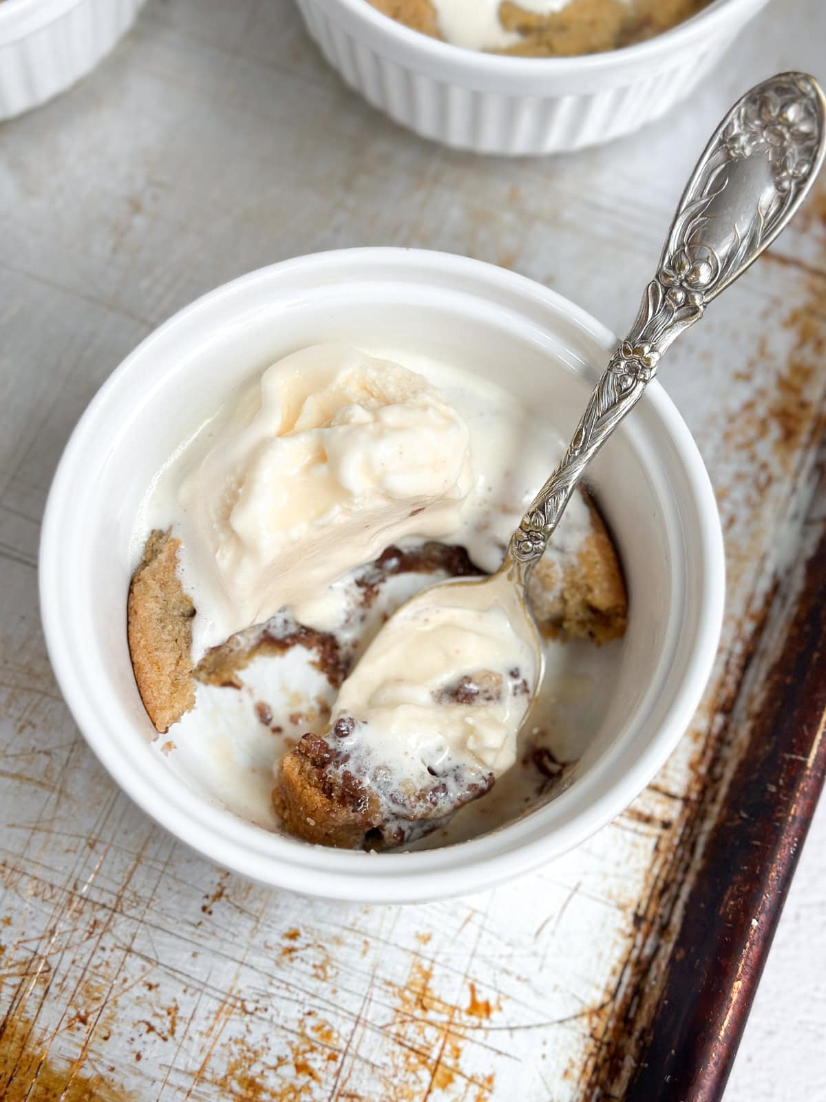 Mini Chocolate Chip Cookie Sundae