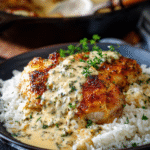 Sizzle Up Creamy Smothered Chicken And Rice