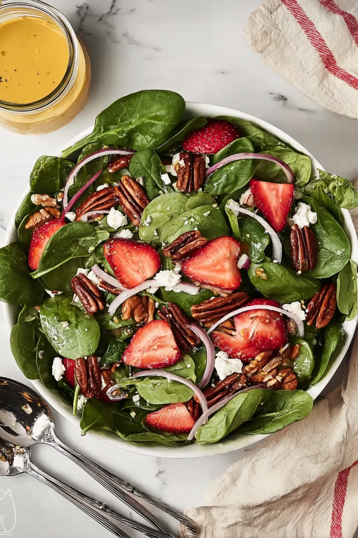 Strawberry Spinach Salad