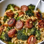 Chicken Sausage and Broccoli Orzo