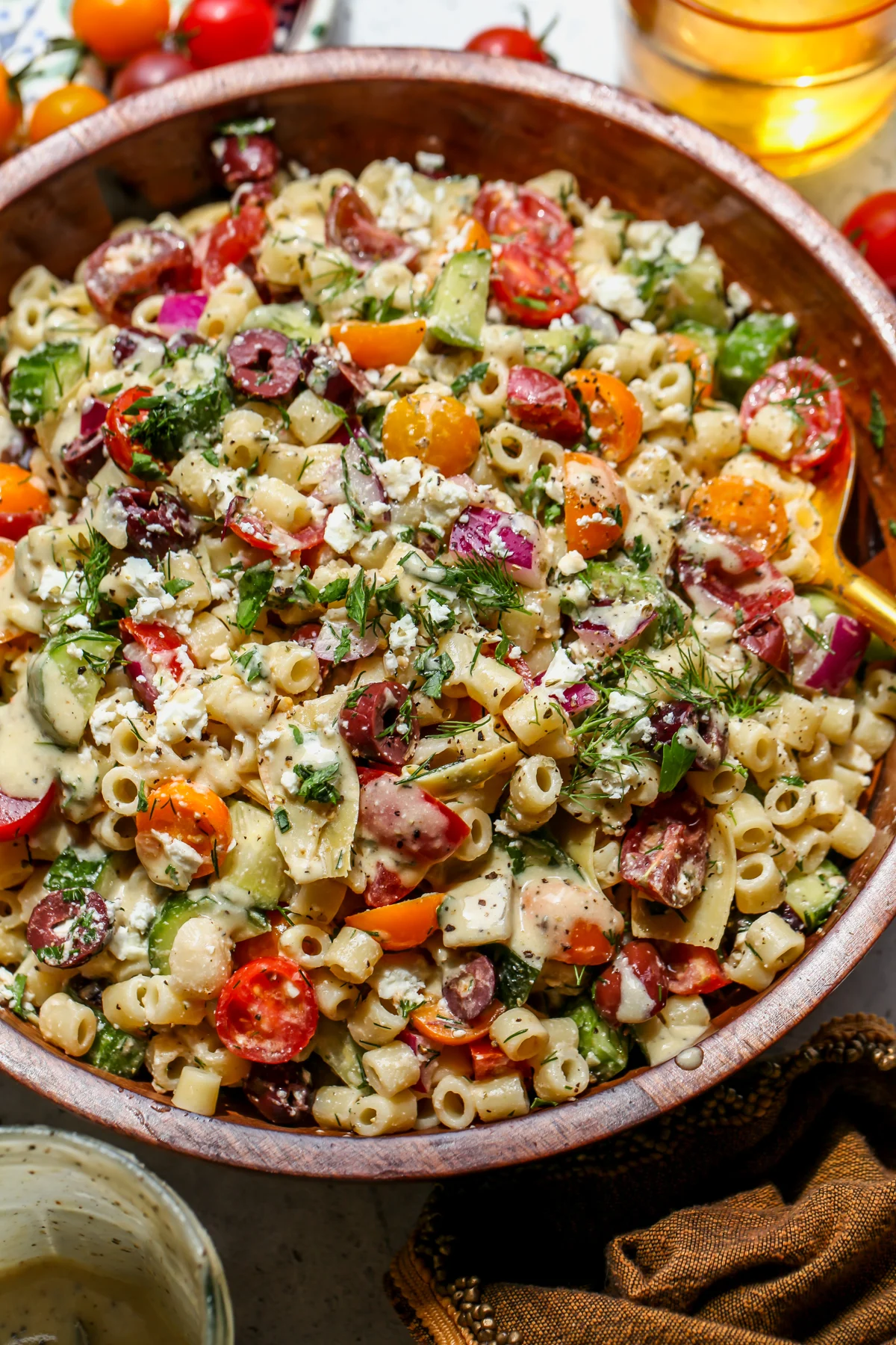 Chopped Greek Pasta Salad