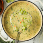 High Protein Broccoli Cheddar Soup Recipe
