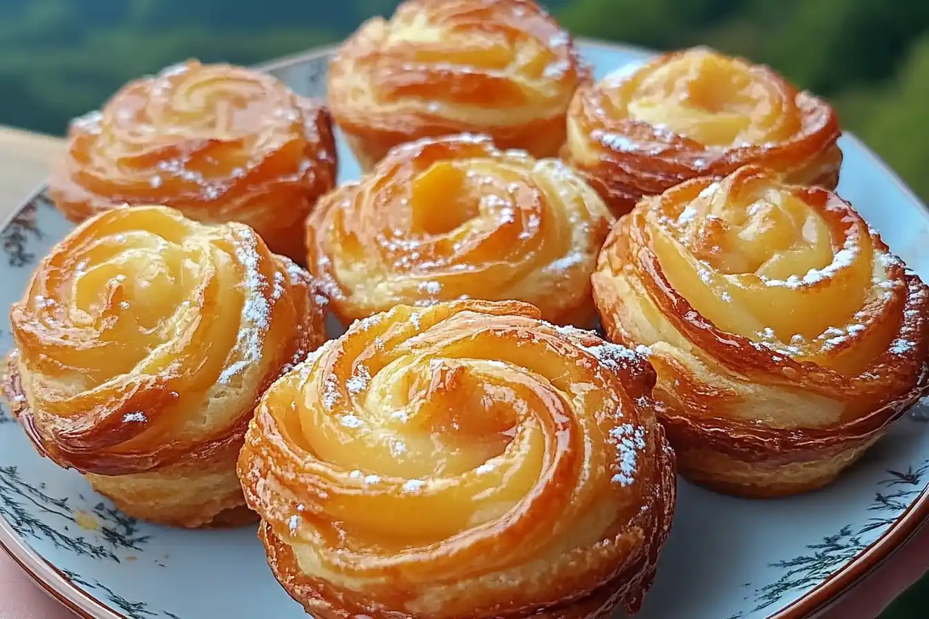 Peach Pie Cruffins Recipe