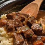 Tender Slow Cooker Beef Tips: 7 Hour Magic