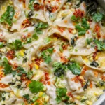 One Pan Sweet Corn Coconut Dumplings