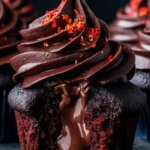 Triple Chocolate Chili Cupcakes