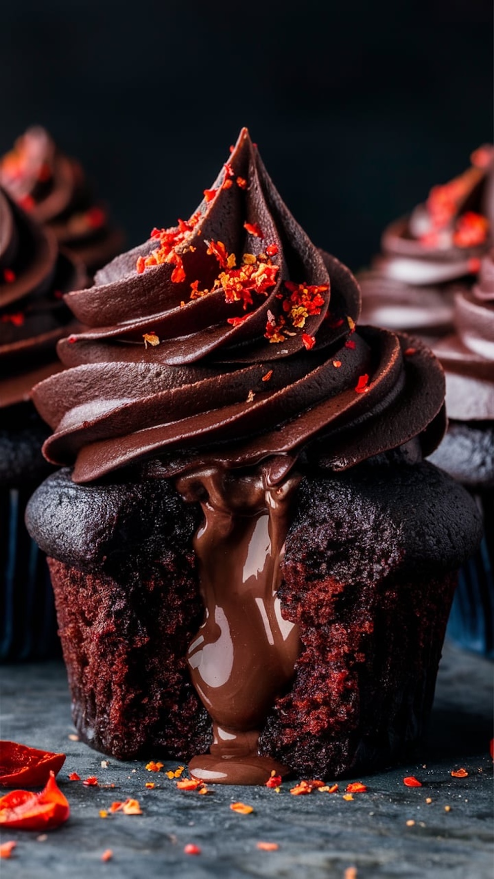 riple Chocolate Chili Cupcakesriple Chocolate Chili Cupcakes