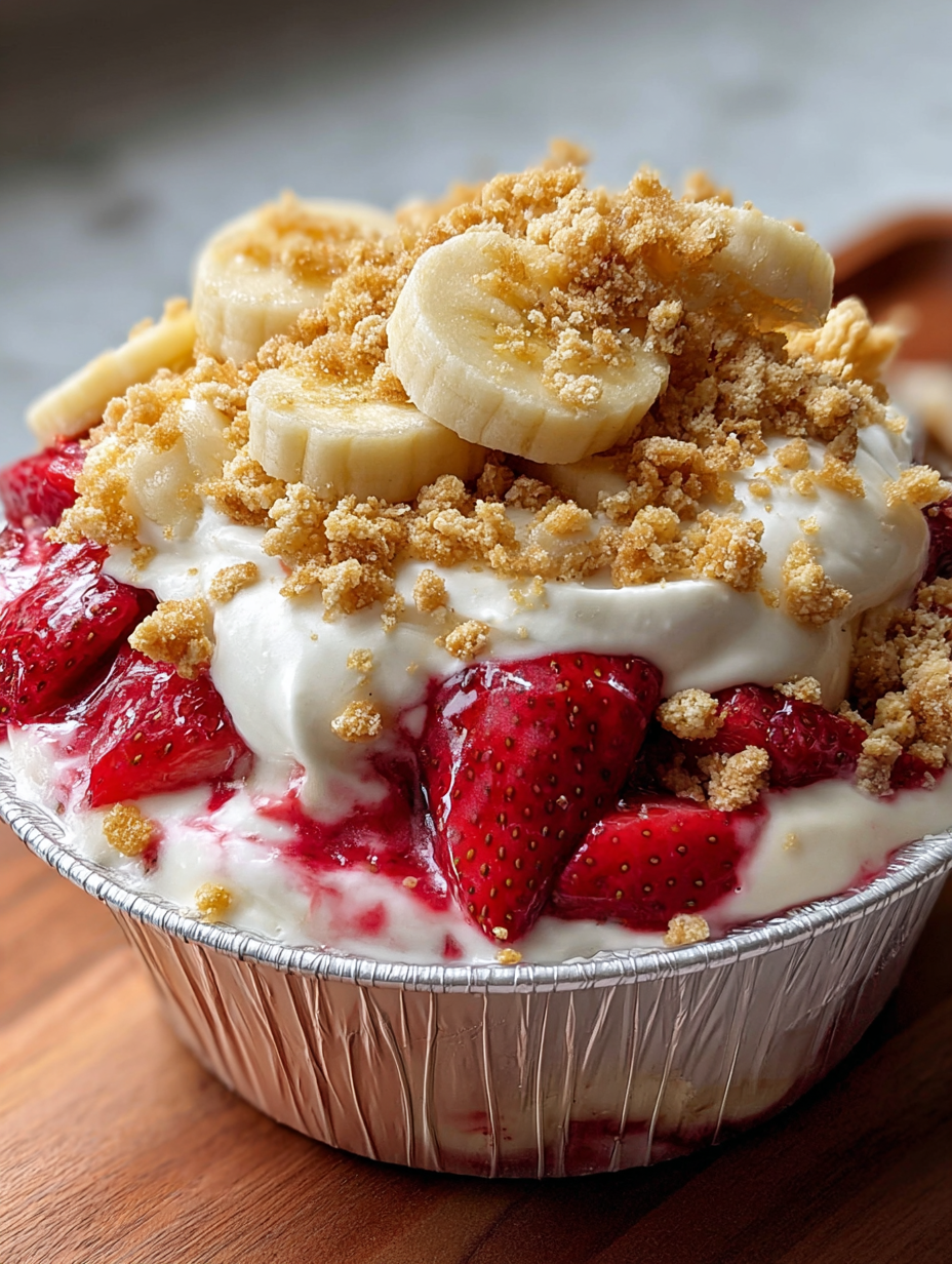 Delightful Strawberry Crunch Banana Pudding Recipe