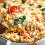 Orzo Tuscan Chicken Bake