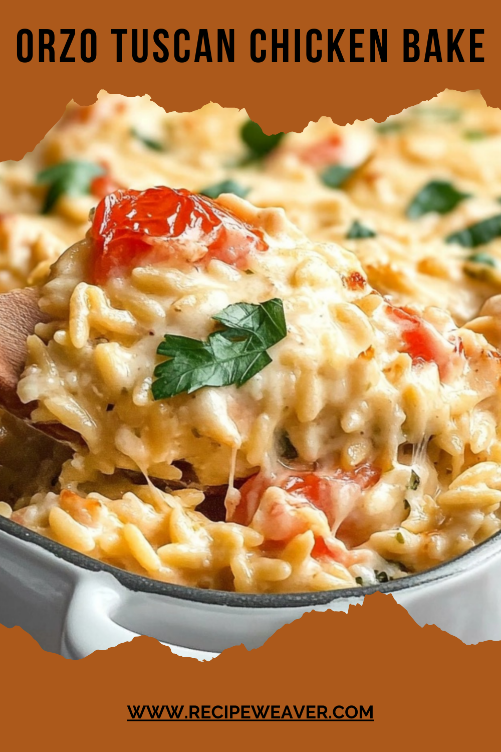 Orzo Tuscan Chicken Bake