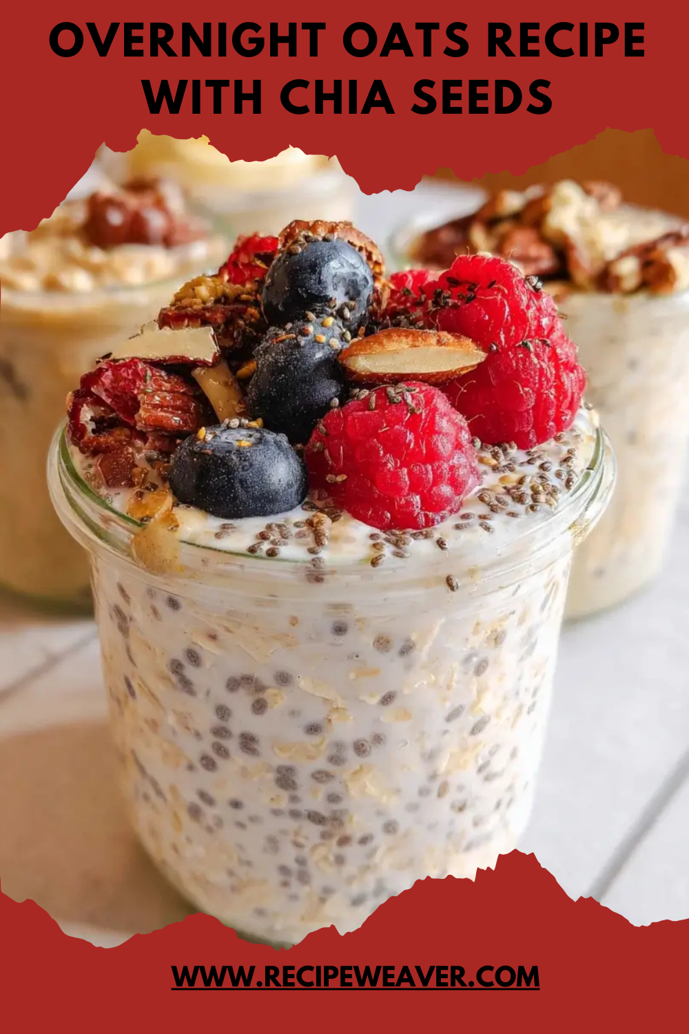 overnight oats recipe with chia seeds