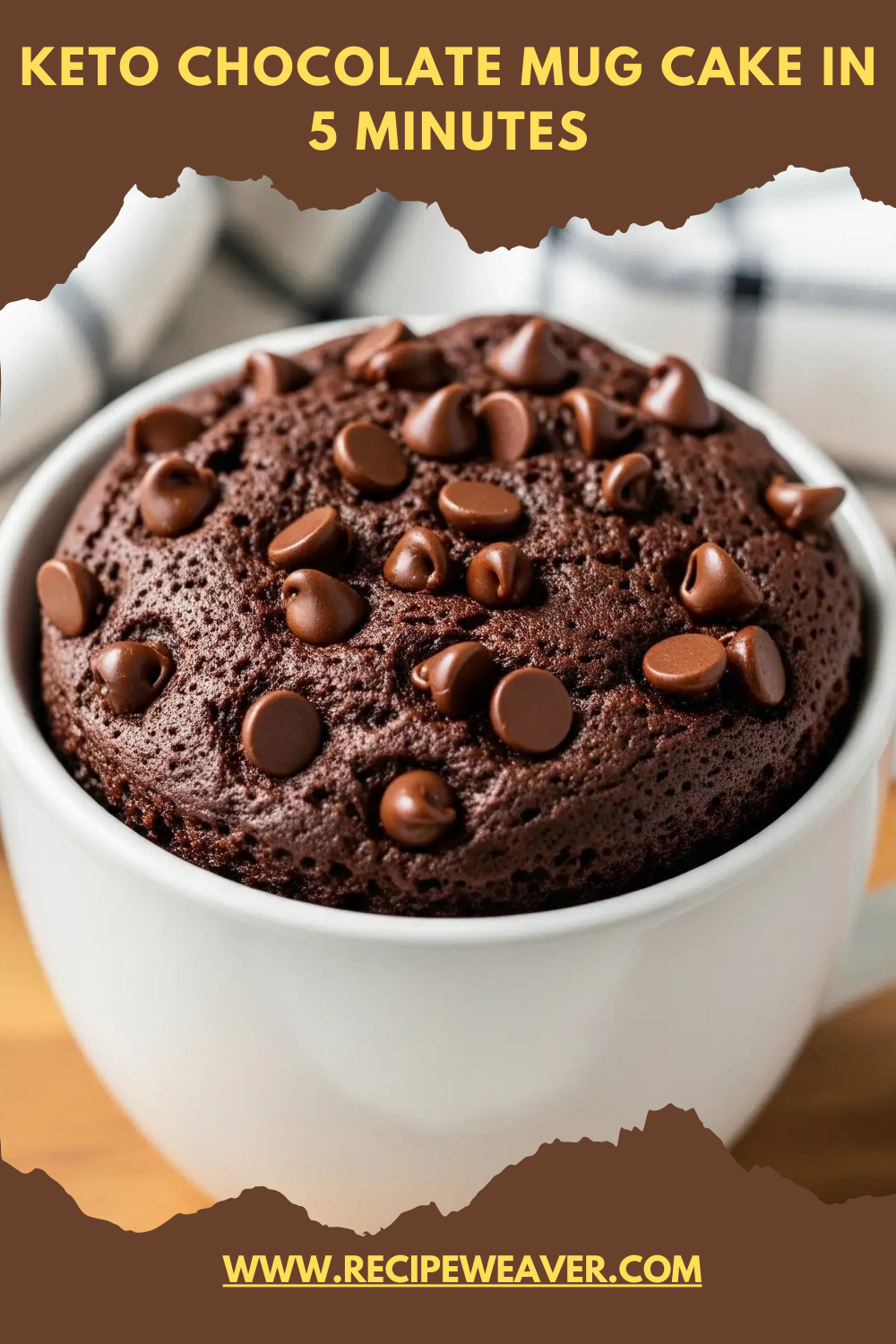 Keto Chocolate Mug Cake in 5 Minutes