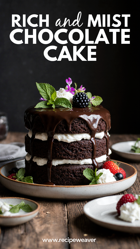Rich and Moist Chocolate Cake