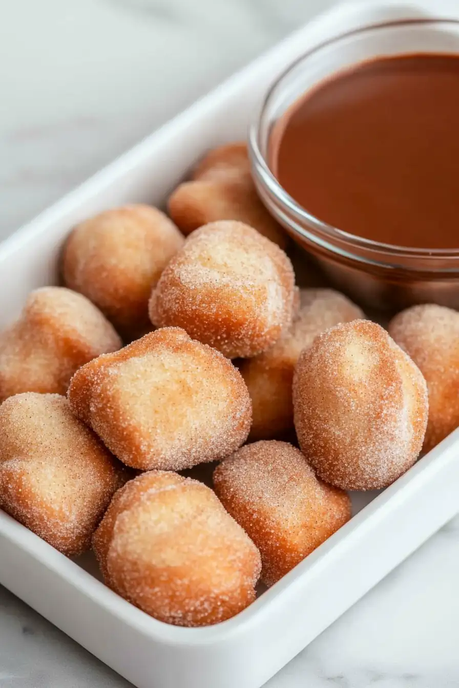 Sweet Air Fryer Churro Bites