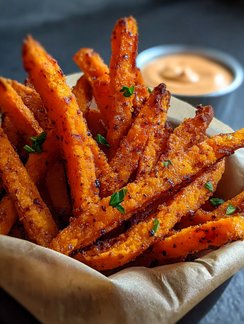 Crispy Oven Baked Sweet Potato Fries