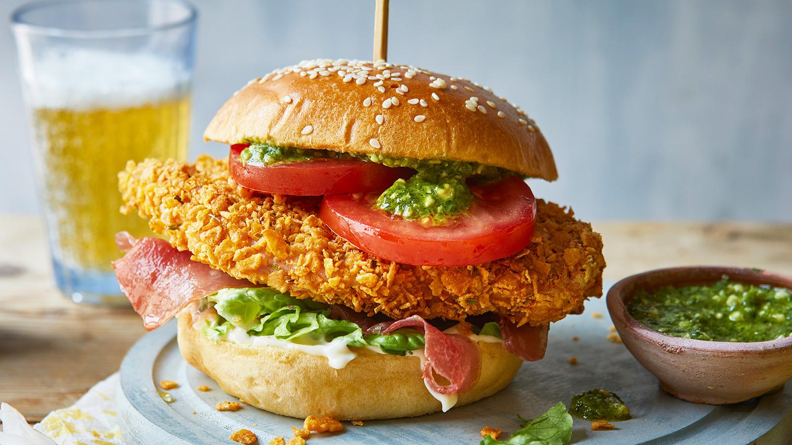 Crispy Air Fryer Chicken Burger Recipe for Home Cooks