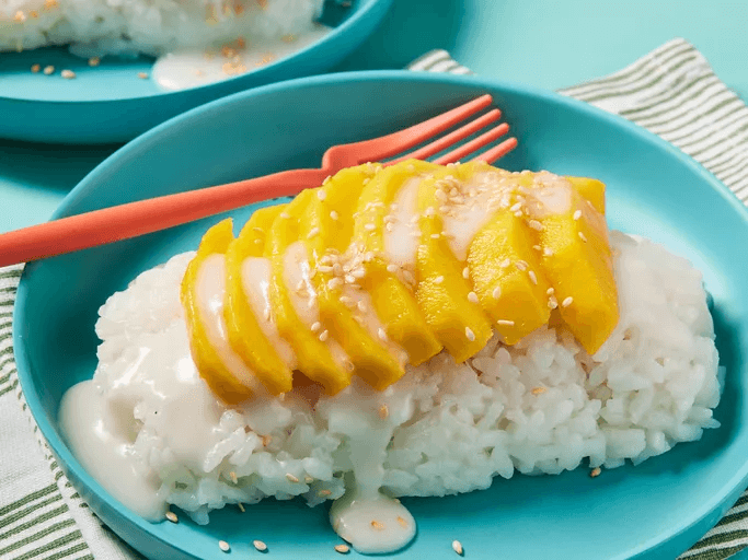 Delicious Coconut Mango Sticky Rice Recipe