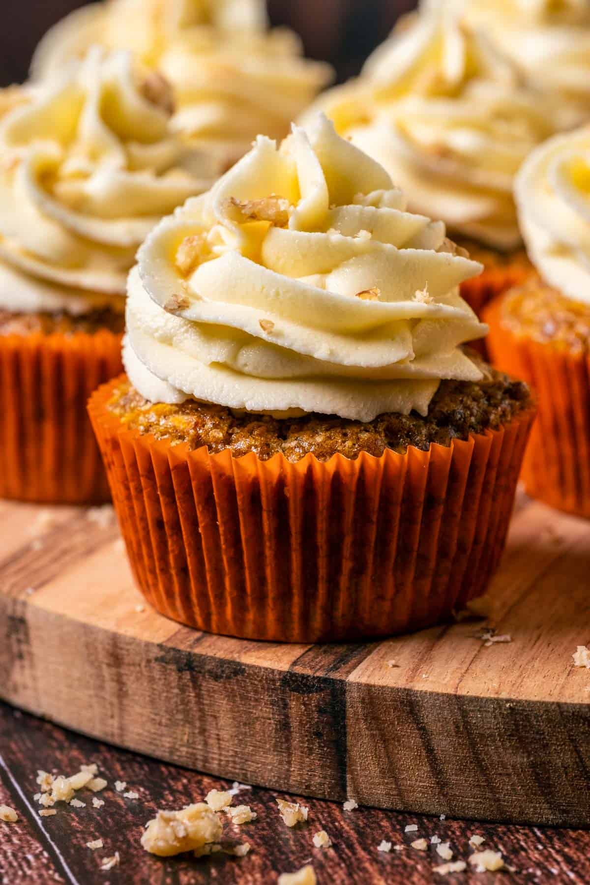 Deliciously Moist Vegan Carrot Cake Cupcakes