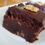 Easy Chewy Fudgy Frosted Brownies: 8 Simple Ingredients