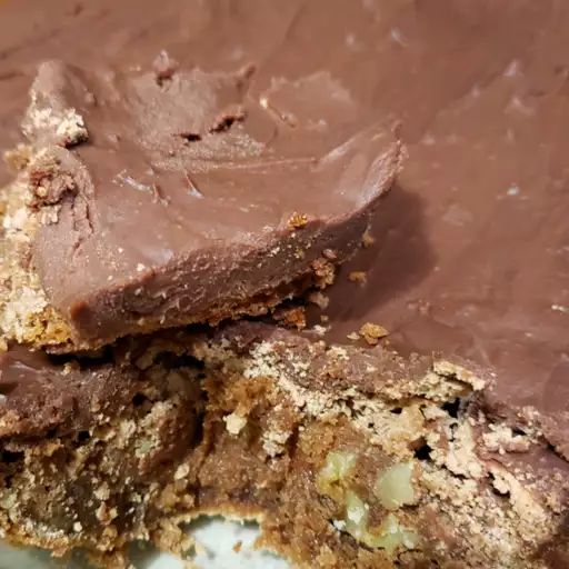 Easy Chewy Fudgy Frosted Brownies: 8 Simple Ingredients