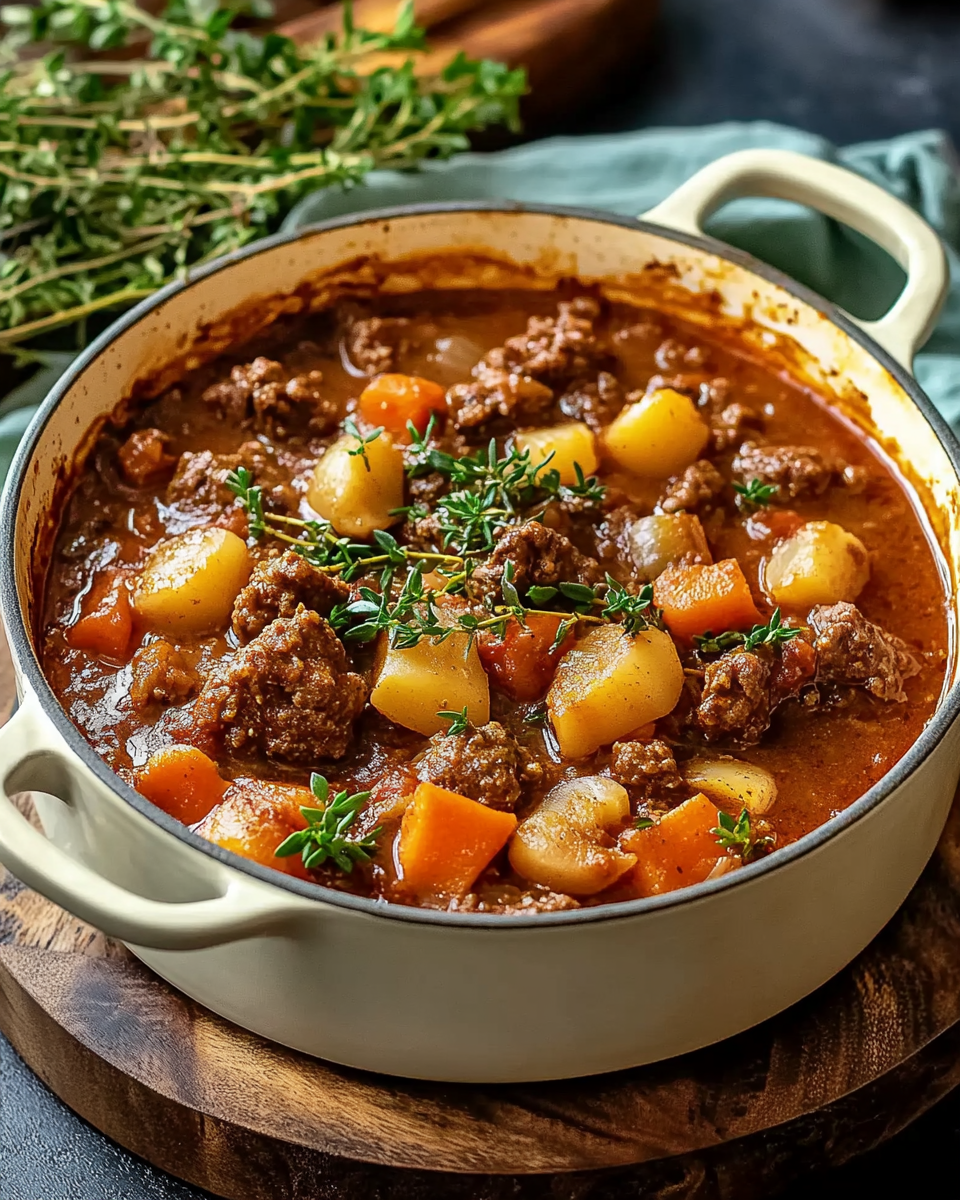 Tuscan Beef Casserole Delight for Cozy Nights