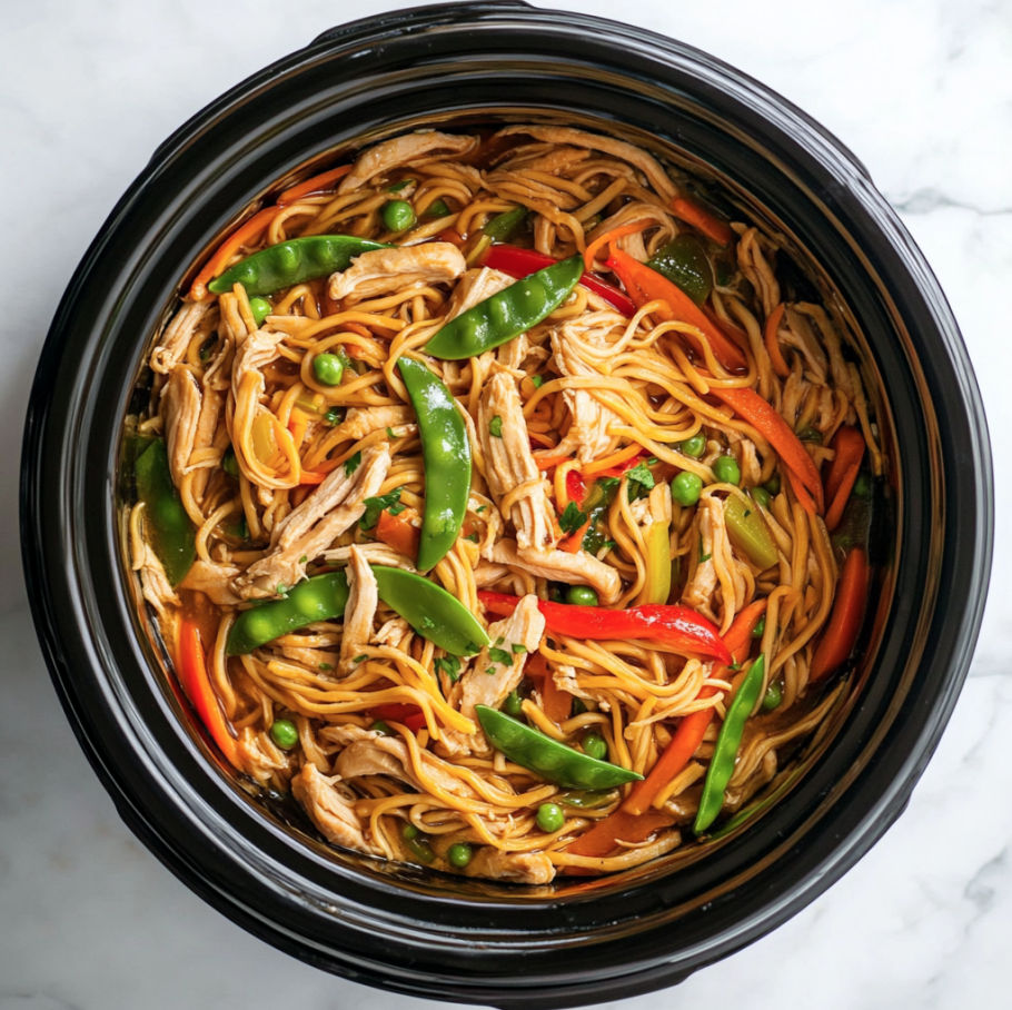 Crockpot Chicken Lo Mein for Easy Weeknight Meals