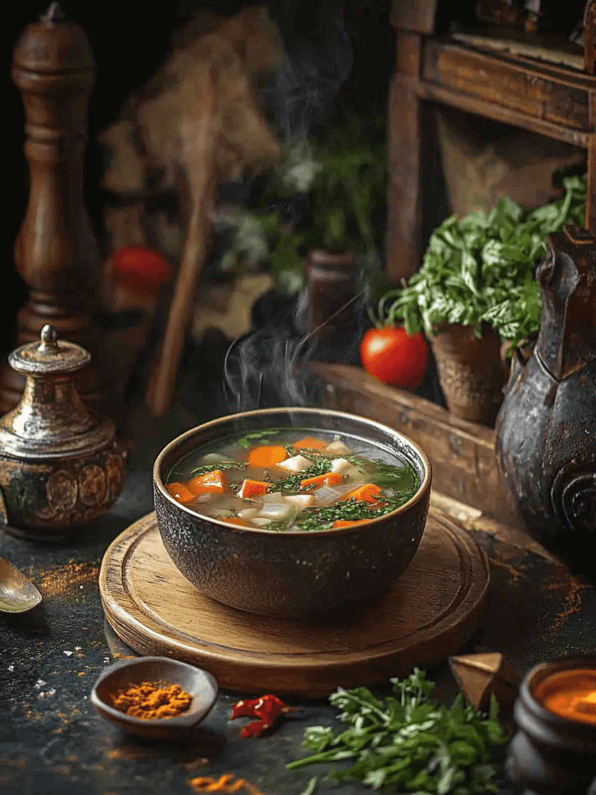 Enchanting Mystical Witch Soup for Home Cooks